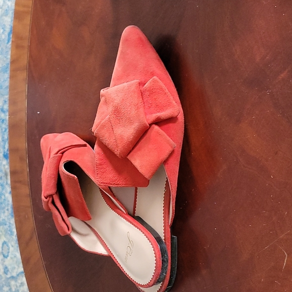 J. CREW RED MULES - Picture 3 of 5